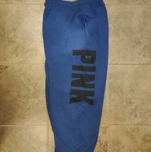 PINK cropped sweatpants